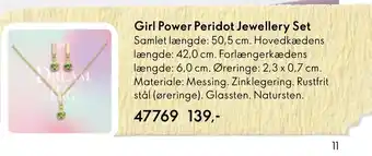 Oriflame Girl Power Peridot Jewellery Set tilbud