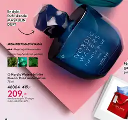 Oriflame Nordic Waters Infinite Blue For Him Eau De Parfum tilbud