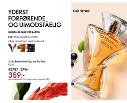 Oriflame ⑪So Fever Her Eau de Parfum tilbud