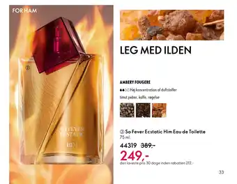 Oriflame So Fever Ecstatic Him Eau De Toilette tilbud