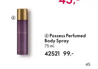 Oriflame 4 Possess Perfumed Body Spray tilbud