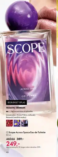 Oriflame Scope ①Scope Across Space Eau de Toilette tilbud