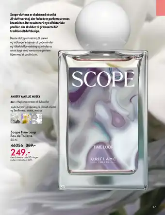 Oriflame Scope Time Loop Eau De Toilette tilbud