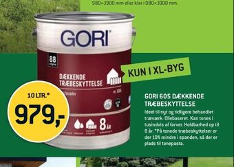XL-BYG Gori 605 dækkende træbeskyttelse tilbud