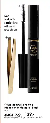 Oriflame Giodani Gold Volume Phenomenon Mascara - Black tilbud