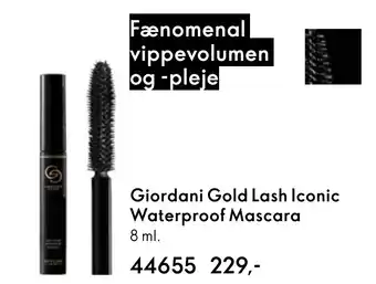 Oriflame Giordani Gold Lash Iconic Waterproof Mascara tilbud