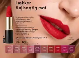 Oriflame Giodani Gold Iconic Matte Lipstick SPF 15 tilbud