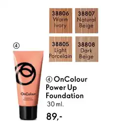 Oriflame ④OnColour Power Up Foundation tilbud