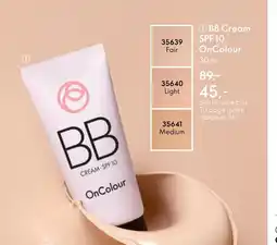 Oriflame 1 BB Cream SPF 10 OnColour tilbud