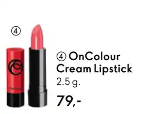 Oriflame 4 OnColour Cream Lipstick tilbud