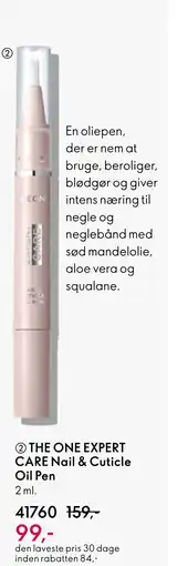 Oriflame 2 THE ONE EXPERT CARE Nail & Cuticle Oil Pen tilbud