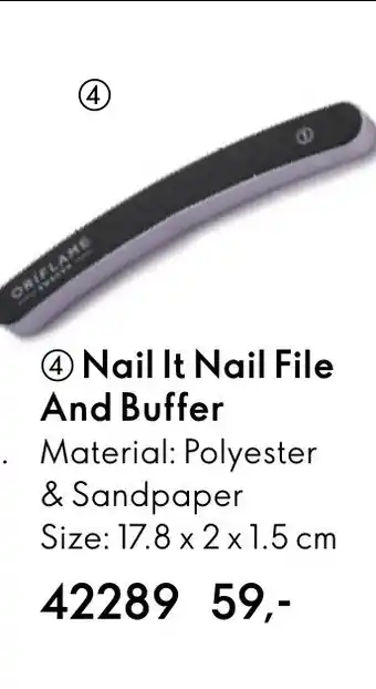 Oriflame Nail It Nail File And Buffer tilbud