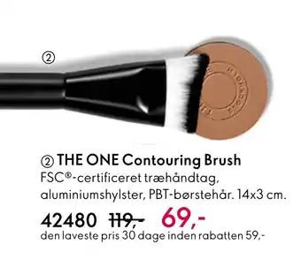 Oriflame 2 THE ONE Contouring Brush FSC®-certificeret træhåndtag, tilbud