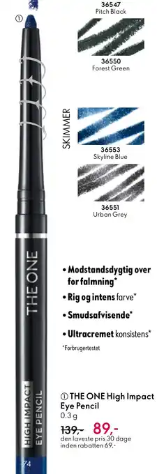 Oriflame THE ONE High Impact Eye Pencil tilbud