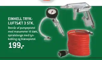 XL-BYG Einhell tryk- luftsæt 3 stk tilbud