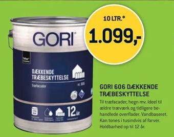 XL-BYG Gori 606 dækkende træbeskyttelse tilbud