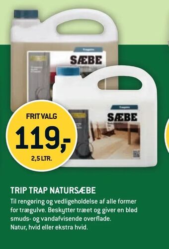 Trip trap natursæbe
