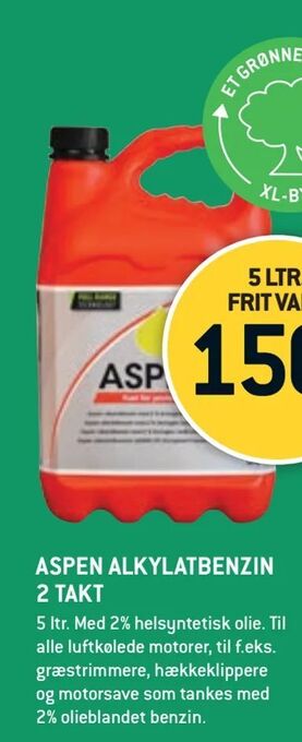 XL-BYG Aspen alkylatbenzin 2 takt tilbud