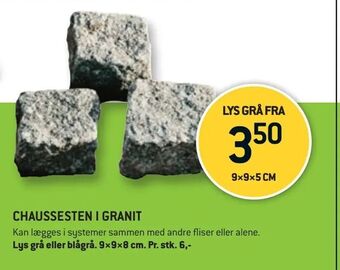 Chaussesten i granit
