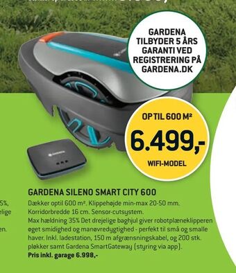 XL-BYG Gardena sileno smart city 600 tilbud