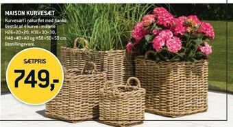 XL-BYG Maison kurvesæt tilbud
