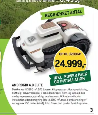 XL-BYG Ambrogio 4,0 elite tilbud