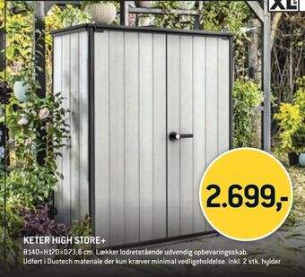 XL-BYG Keter high store+ tilbud