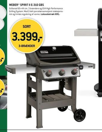 XL-BYG Weber® spirit ii e-310 gbs tilbud