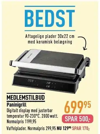 Imerco Paninigrill tilbud