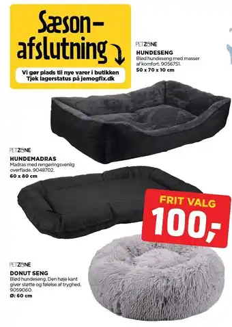 jem & fix HUNDESENG, HUNDEMADRAS ELLER DONUTSENG tilbud