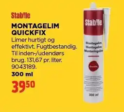 jem & fix MONTAGELIM QUICKFIX tilbud