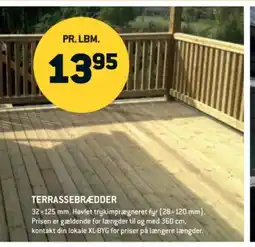 XL-BYG Terrassebrædder tilbud