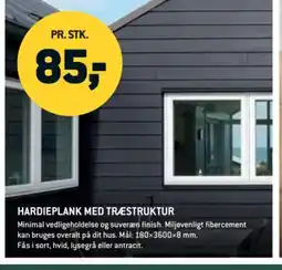 XL-BYG Hardieplank med træstruktur tilbud