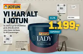 XL-BYG JOTUN Lady Pure color tilbud