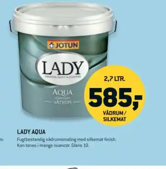 XL-BYG JOTUN Lady aqua tilbud