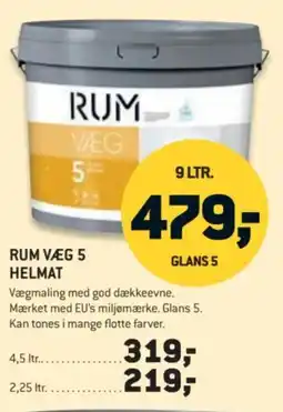 XL-BYG RUM Væg 5 Helmat tilbud