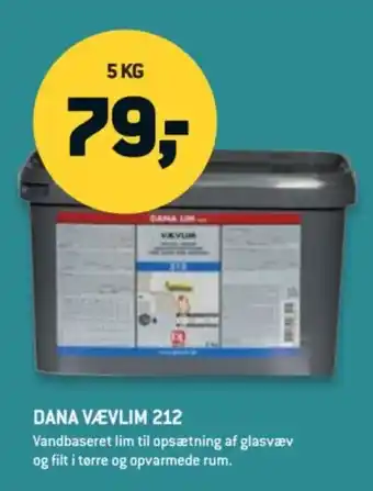 XL-BYG DANA Vævlim 212 tilbud