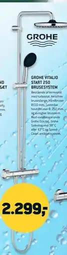 XL-BYG GROHE Vitalio start 250 brusesystem tilbud