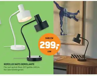 XL-BYG NORDLUX Matis bordlampe tilbud