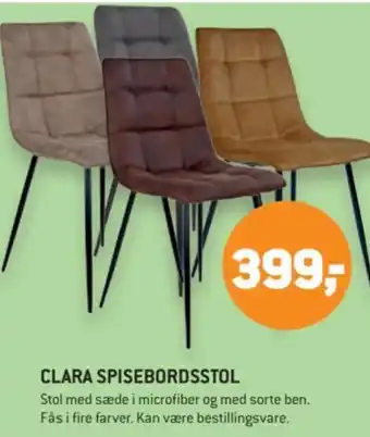 XL-BYG Clara spisebordsstol tilbud