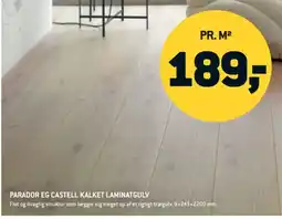 XL-BYG Parador Eg castell kalket laminatgulv tilbud