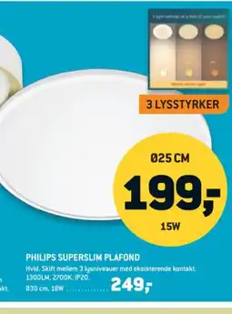 XL-BYG PHILIPS Superslim plafond tilbud