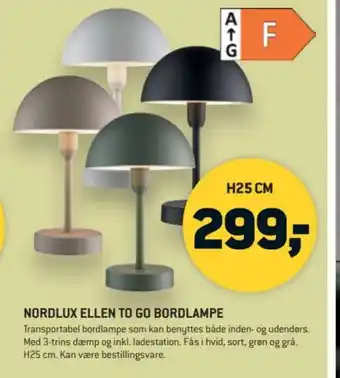 XL-BYG NORDLUX Ellen to go bordlampe tilbud