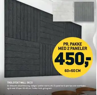 XL-BYG Troldtekt Wall deco tilbud