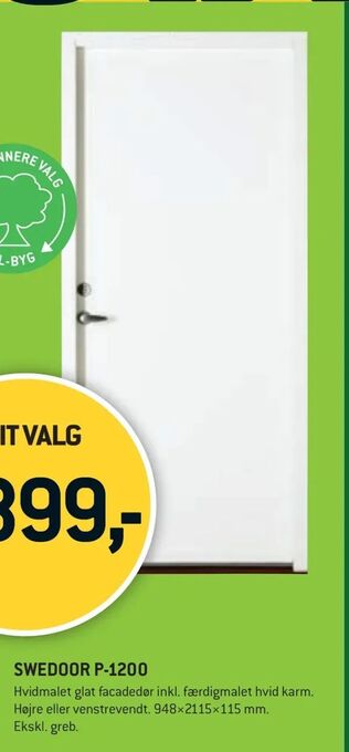 XL-BYG Swedoor P-1200 tilbud