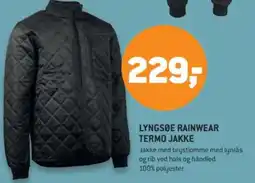 XL-BYG Lyngsøe Rainwear termo jakke tilbud