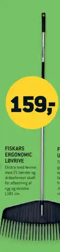 XL-BYG FISKARS Ergonomic løvrive tilbud