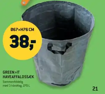 XL-BYG Green>it Haveaffaldssæk tilbud