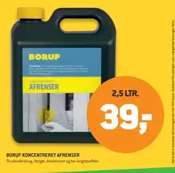 XL-BYG BORUP Koncentreret afrenser tilbud