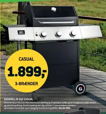 XL-BYG Gasgrill B-312 Casual tilbud